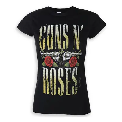 t-shirt metal women's Guns N' Roses - Big Guns - ROCK OFF