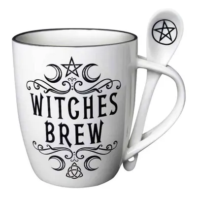 Mug with spoon ALCHEMY GOTHIC - Witches Brew