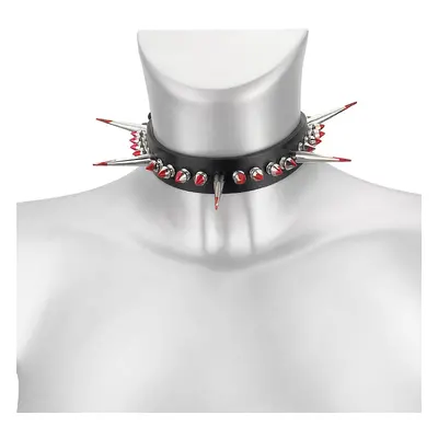 bloody spikes collar