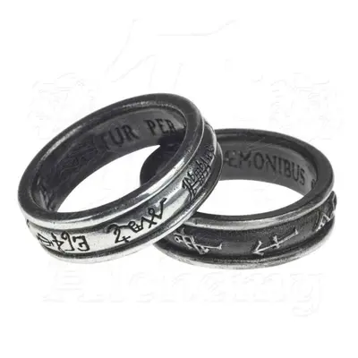 Ring ALCHEMY GOTHIC - Demon Black & Angel White