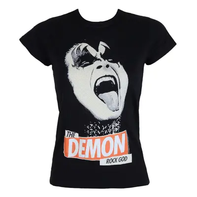 t-shirt metal women's Kiss - Rock God - LOW FREQUENCY