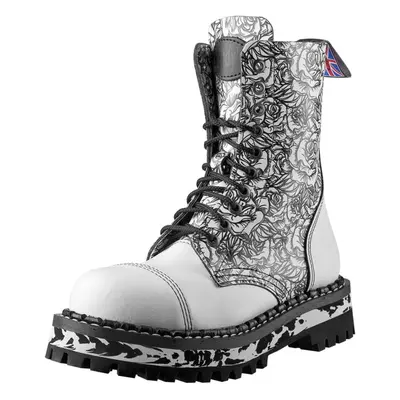 boots STEADY´S - eyelet - White Rose