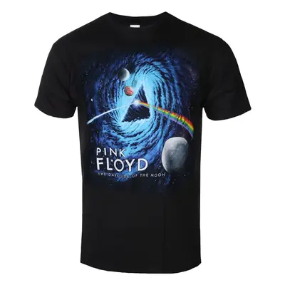 t-shirt metal men's Pink Floyd - BLACK HOLE - LIQUID BLUE