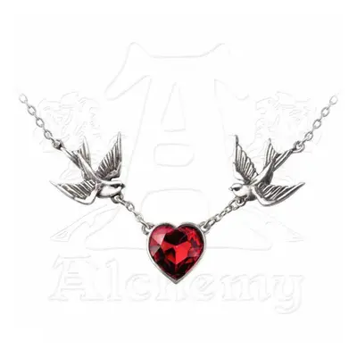 collar Swallow Heart Pendant - ALCHEMY GOTHIC