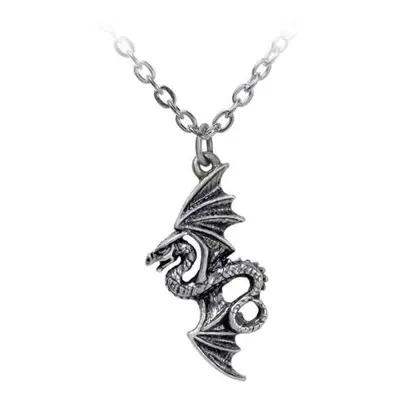 Pendant necklace ALCHEMY GOTHIC - Flight of Airus - Pewter