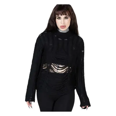 women's Sweater KILLSTAR - Crypt Convert - Black