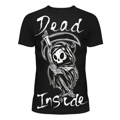 women's t-shirt CUPCAKE CULT - DEAD INSIDE REAPER - BLACK