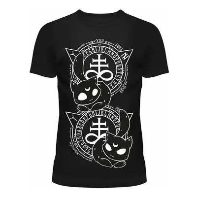 women's t-shirt HEARTLESS - CAT CRAFT - BLACK