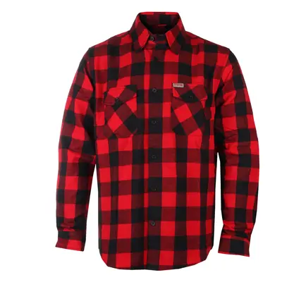 men's long sleeve shirt UNIK - Black and Red