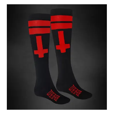 knee highs HYRAW CROSS RED