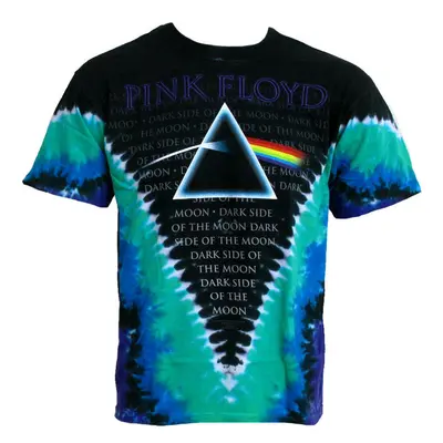 t-shirt men Pink Floyd "Dark Side VDYE" LIQUID BLUE