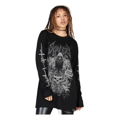 unisex long sleeve t-shirt KILLSTAR - Sorcery - Black