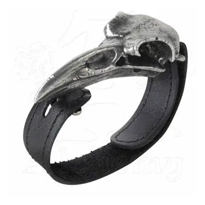 bracelet ALCHEMY GOTHIC - Rabeschadel Wriststrap - Raven