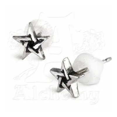 earring Pentagram Studs E164 - Alchemy Gothic