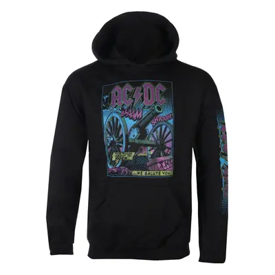 men's hoodie AC/DC - TNT BLACKLIGHT - LIQUID BLUE