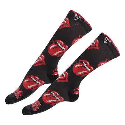 socks THE ROLLING STONES - ALLOVER DISTRESSED TONGUES - BLACK - PERRI´S SOCKS