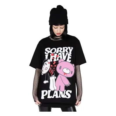 t-shirt (unisex) KILLSTAR x GLOOMY the Naughty Grizzly - I Have Plans - Black