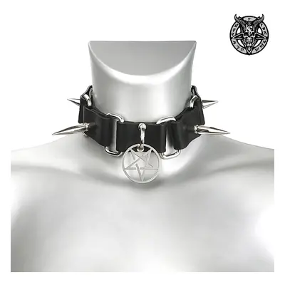 collar STEEL PENTAGRAM