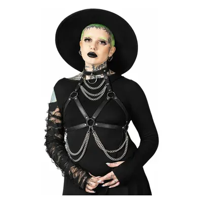 harness KILLSTAR - He A Leash - Black