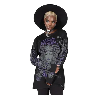 unisex long sleeve t-shirt KILLSTAR - Allergra - Black