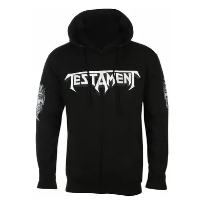 men's sweatshirt TESTAMENT - PITCHFORK HORNS - PLASTIC HEAD