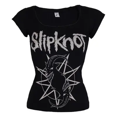 tričko dámské Slipknot - Goat Star Logo - ROCK OFF