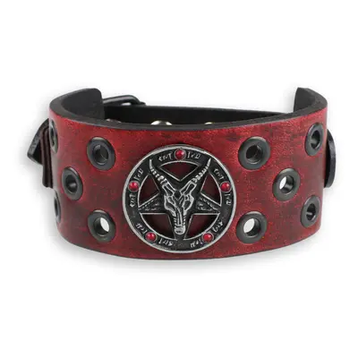 Bracelet Baphomet - red - crystal red