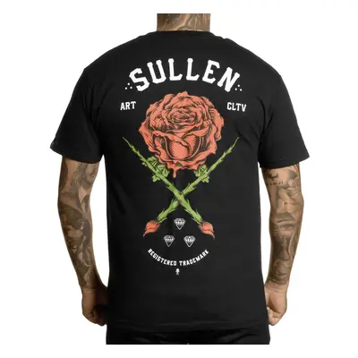 men's t-shirt SULLEN - ROSE BADGE