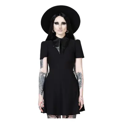 women's dress KILLSTAR - Chapel Collar - Black