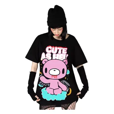 t-shirt (unisex) KILLSTAR x GLOOMY the Naughty Grizzly - Cute As Hell - Black