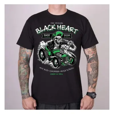 men's t-shirt BLACK HEART - HARPER - BLACK