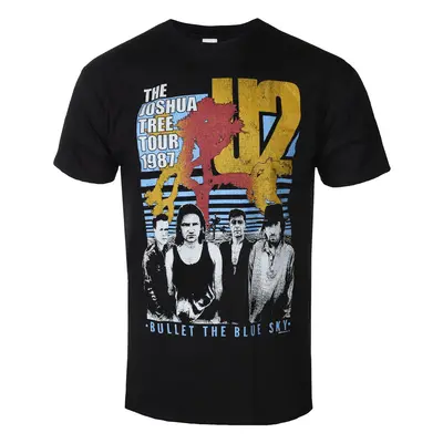 t-shirt metal men's U2 - BULLET THE BLUE SKY - PLASTIC HEAD