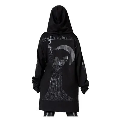 women's sweatshirt (cardigan) KILLSTAR - Lights Out - Black