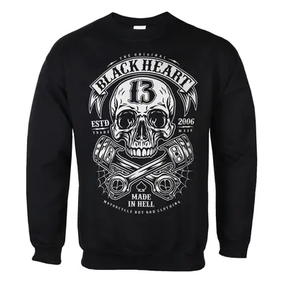 men's sweatshirt BLACK HEART - RIDER - BLACK