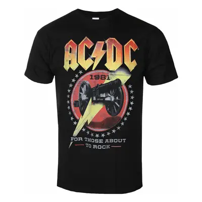 men's t-shirt AC/DC - For Those About To Rock - BLACK - ROCK OFF