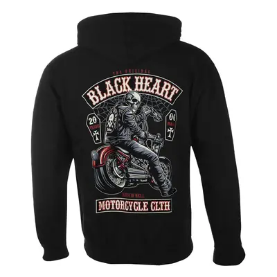 men's hoodie BLACK HEART - COFFIN - BLACK