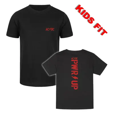 children's t-shirt AC/DC - (PWR UP) - black/red - METAL-KIDS