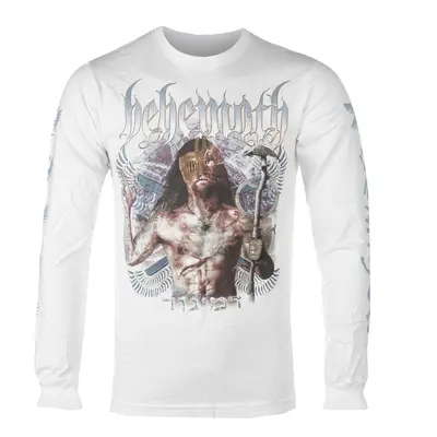 men's t-shirt with long sleeves Behemoth - Demigod Album White - White - KINGS ROAD