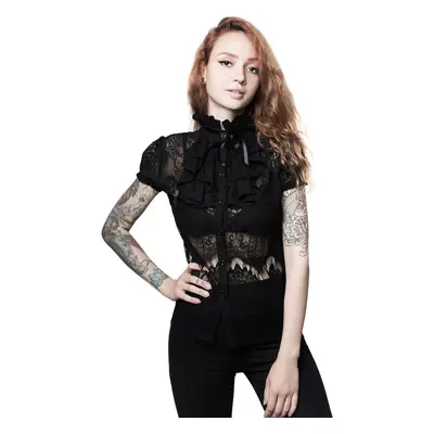 t-shirt women's - Liana Ruffle - KILLSTAR