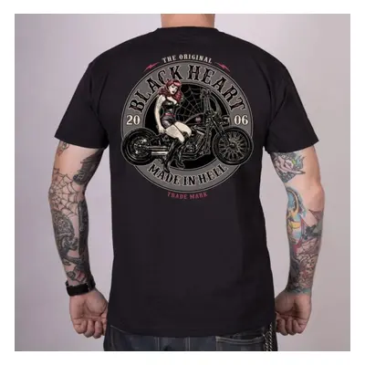 men's t-shirt BLACK HEART - EMBER - BLACK