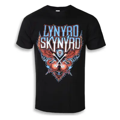 t-shirt metal men's Lynyrd Skynyrd - Crossed Guitars - PLASTIC HEAD