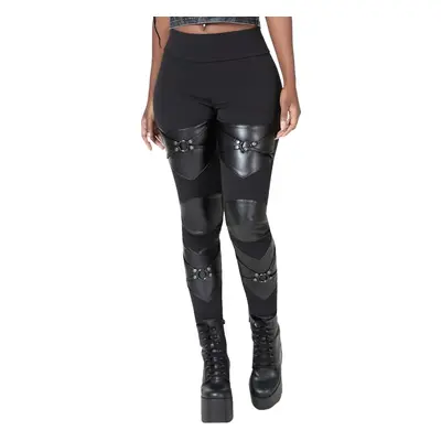 women's pants (leggings) KILLSTAR - Night Demon - Black