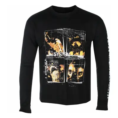 men's long-sleeved t-shirt System Of A Down - Face Boxes - Black - ROCK OFF