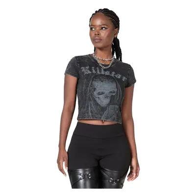 women's t-shirt KILLSTAR - Digi Death Shrunken - Black