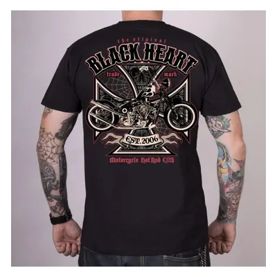 men's t-shirt BLACK HEART - HARDWEAR - BLACK