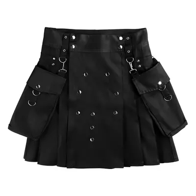 men's kilt AMENOMEN - Black