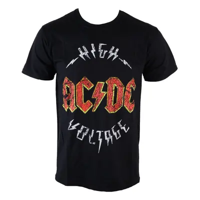 t-shirt men AC / DC - Logo High Voltage - ROCK OFF