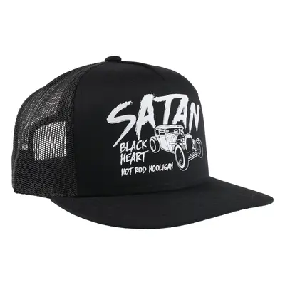 cap BLACK HEART - SATAN - BLACK