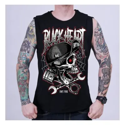 men's tank top BLACK HEART - RIOT - BLACK