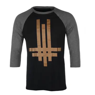 men's t-shirt with 3/4 sleeves Behemoth - Triumviratus - Black/Deep - KINGS ROAD